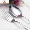 西餐刀叉勺套装家用牛排刀叉三件套不锈钢牛排刀成人餐具 敬平 1送1 尖头刀叉两支装