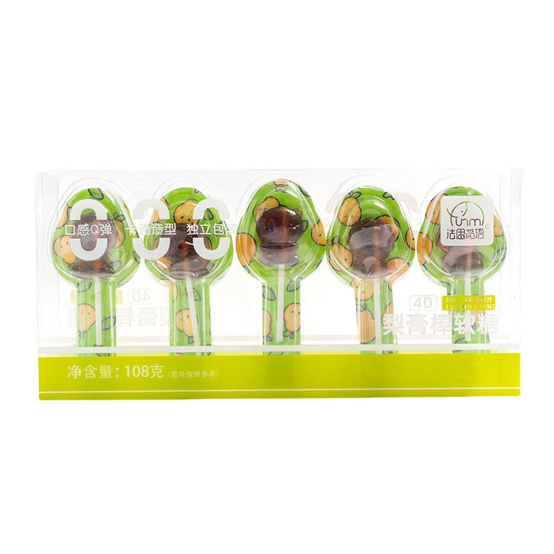 法思觅语 秋梨膏棒棒糖清润不腻解馋休闲零食小吃10支装儿童宝宝健康营养糖果官方正品图片