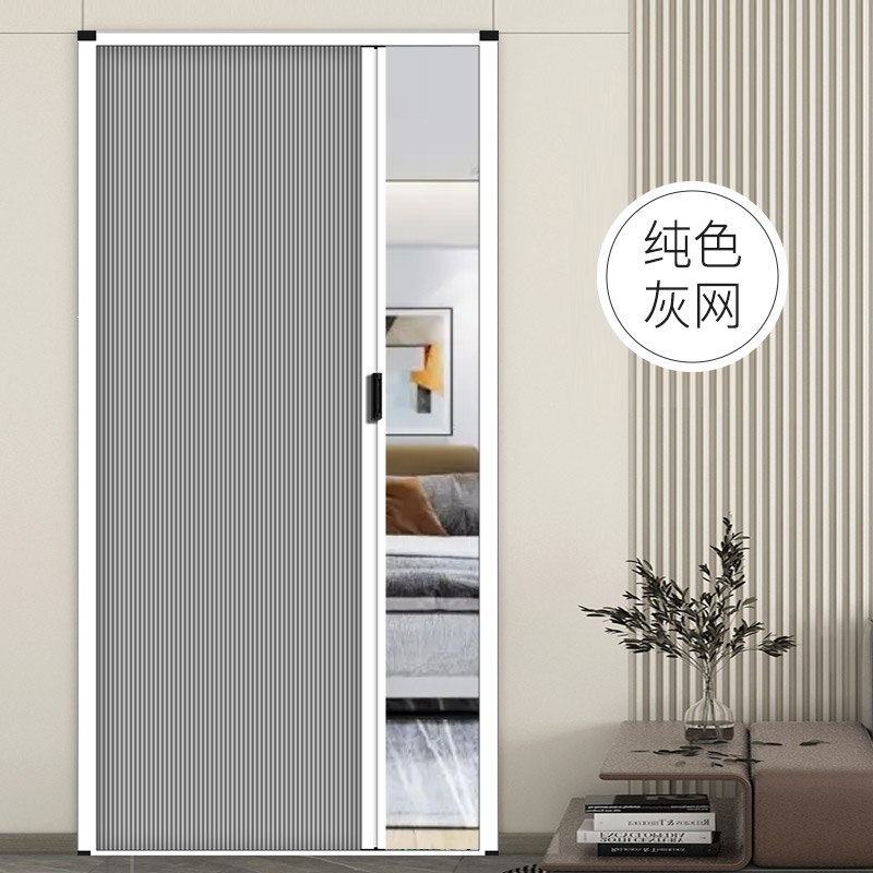 折叠门蜂巢推拉隔断门厨房卫生间浴室无轨隐形移门阳台简易伸缩门