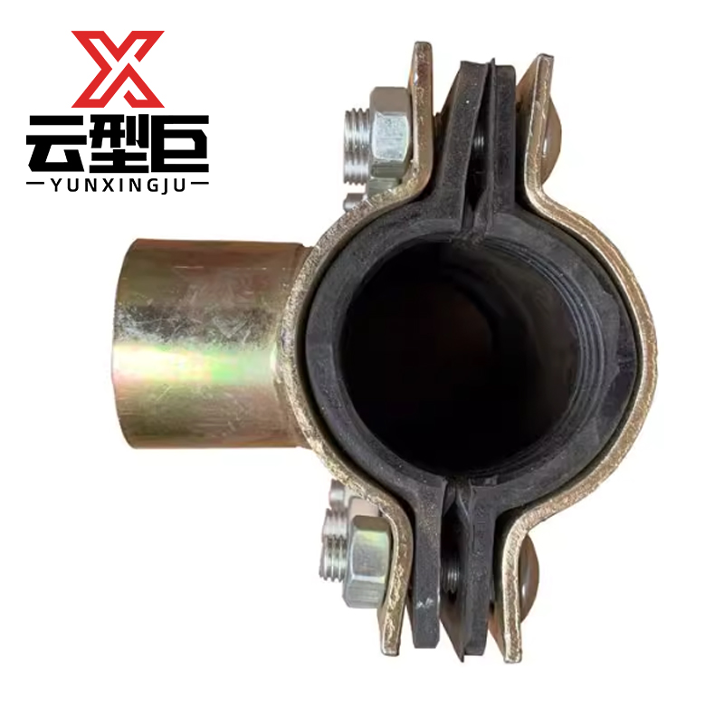 云型巨 钢板哈夫节分水三通 钢板哈夫节抢修器三通哈夫节变径分水三通补漏卡快接三通 单位：个高清大图