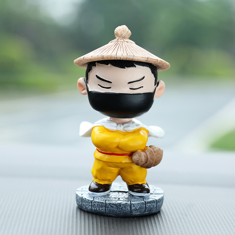 敬平寒江孤影侠客网红汽车摆件车内创意摇头公仔车载车上装饰用品大全