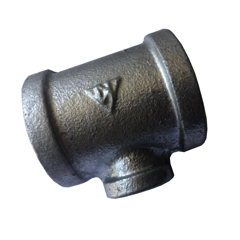 萃姿尔(TRESOR)镀锌三通正三通水暖可锻铸铁管件16mm（4个一包）