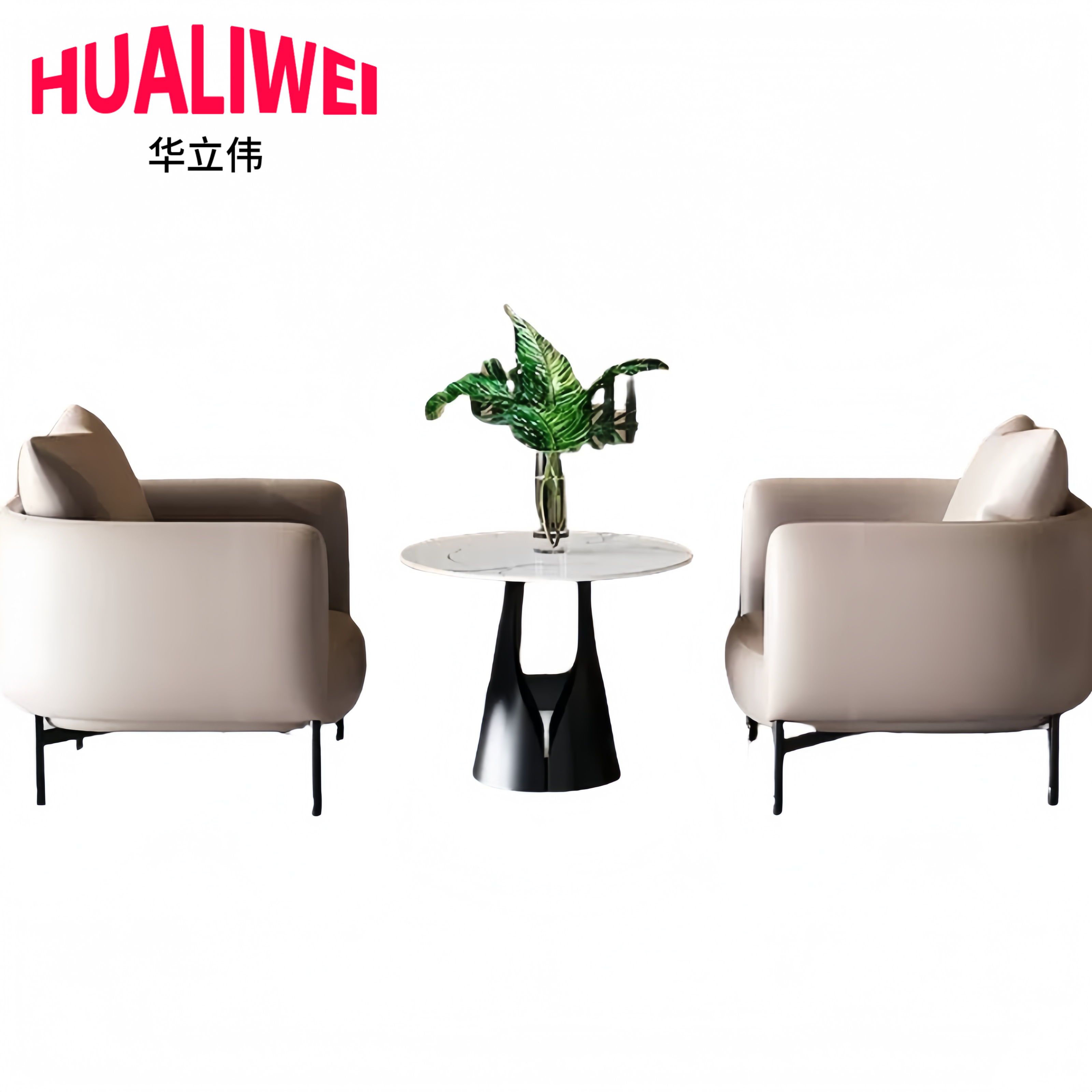 华立伟一桌两椅洽谈桌60cm 套