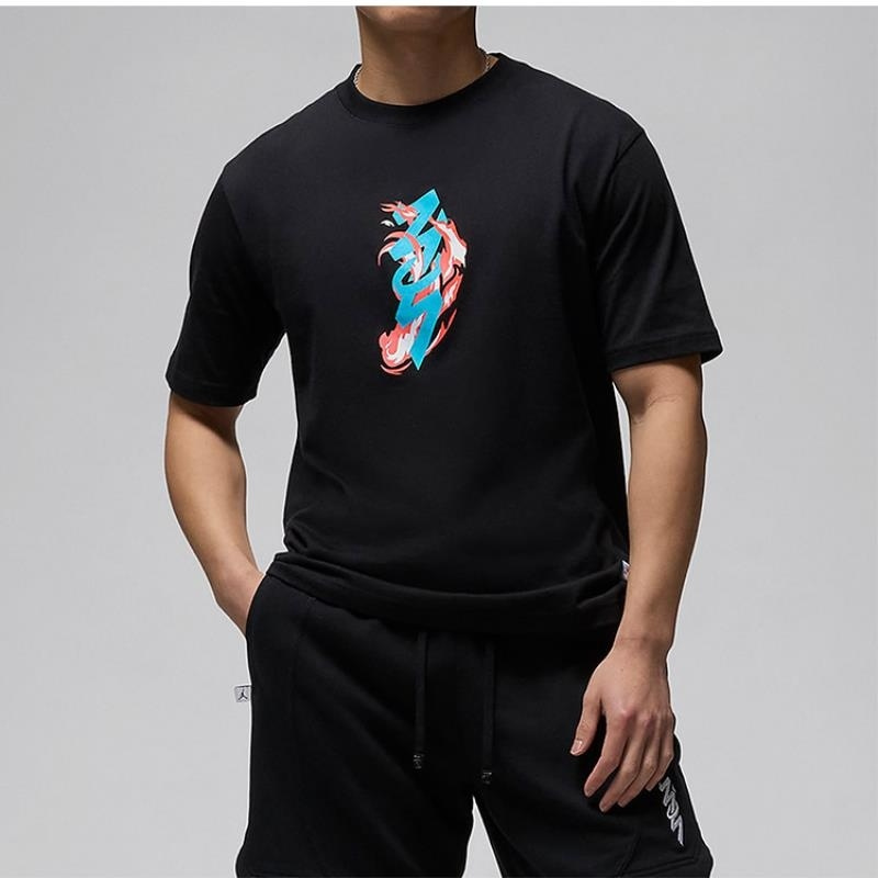 NIKE耐克短袖T恤JORDAN运动休闲针织圆领男装FN5349-010 D