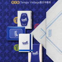 Tempo得宝Vintage复古限定款手帕纸4层加厚面巾纸7片12包 外出便携随身装小包无香纸巾(新旧包装交替发货)