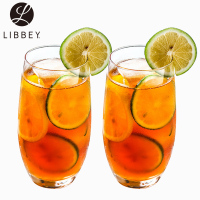 Libbey利比 安迪系列296ml玻璃杯思慕雪奶昔酸奶慕斯果汁杯透明水杯 2支装