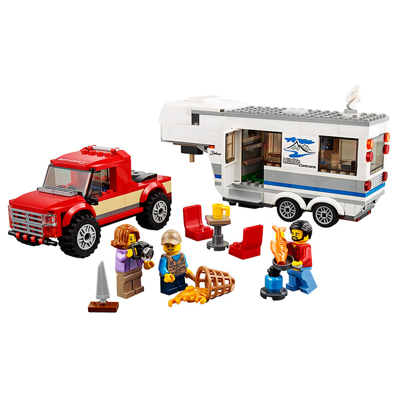 LEGO 乐高 City城市系列 亲子野营房车 LEGC60182 5-12岁 塑料玩具 200块以上