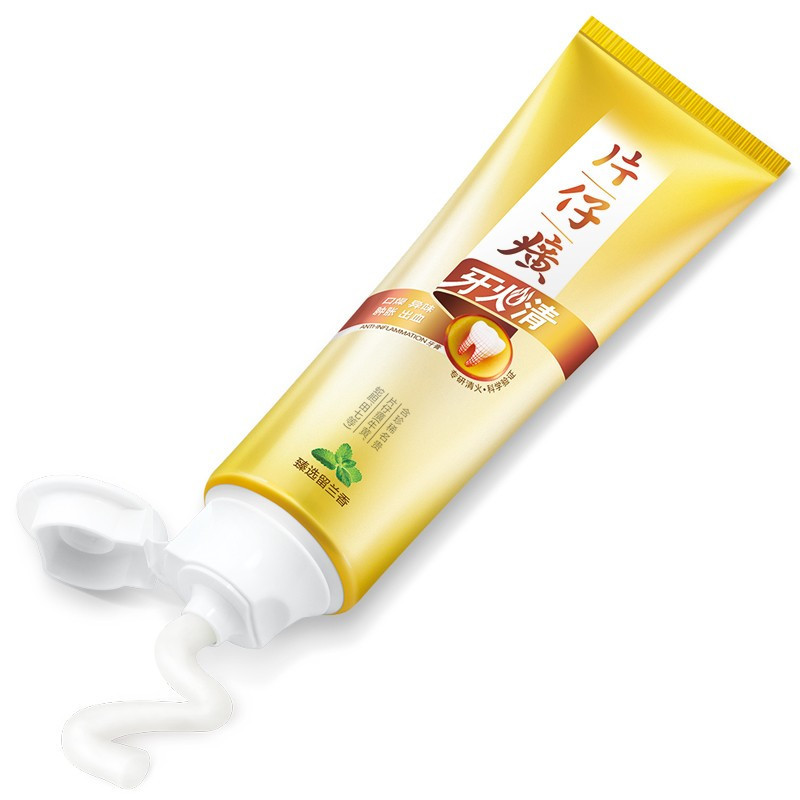 片仔癀牙火清牙膏(臻选留兰香)155g家庭套装清新口气清火去黄整支装