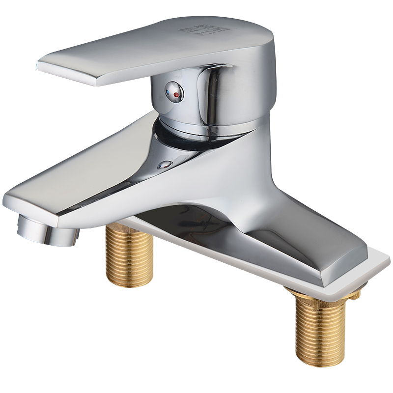 双孔冷热水龙头卫生间洗手池脸台盆家用龙头【价格 图片 品牌 报价】