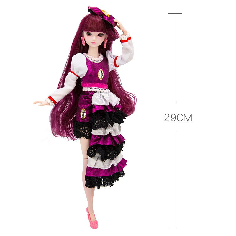 叶罗丽娃娃正品罗丽仙子冰公主灵29cm夜萝莉洋全套叶萝莉女孩玩具菲灵