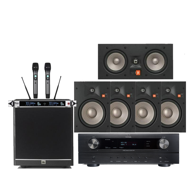 JBL STUDIO 2 6IC/8IC/6IW/8IW/55IW嵌入式吸顶式隐藏环绕5.1家庭影院全景声音箱音响
