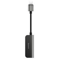 倍思苹果7耳机转接头iPhone11Pro Max手机8Plus充电听歌xs转换器二合一分线器转换xr吃鸡圆口3.5