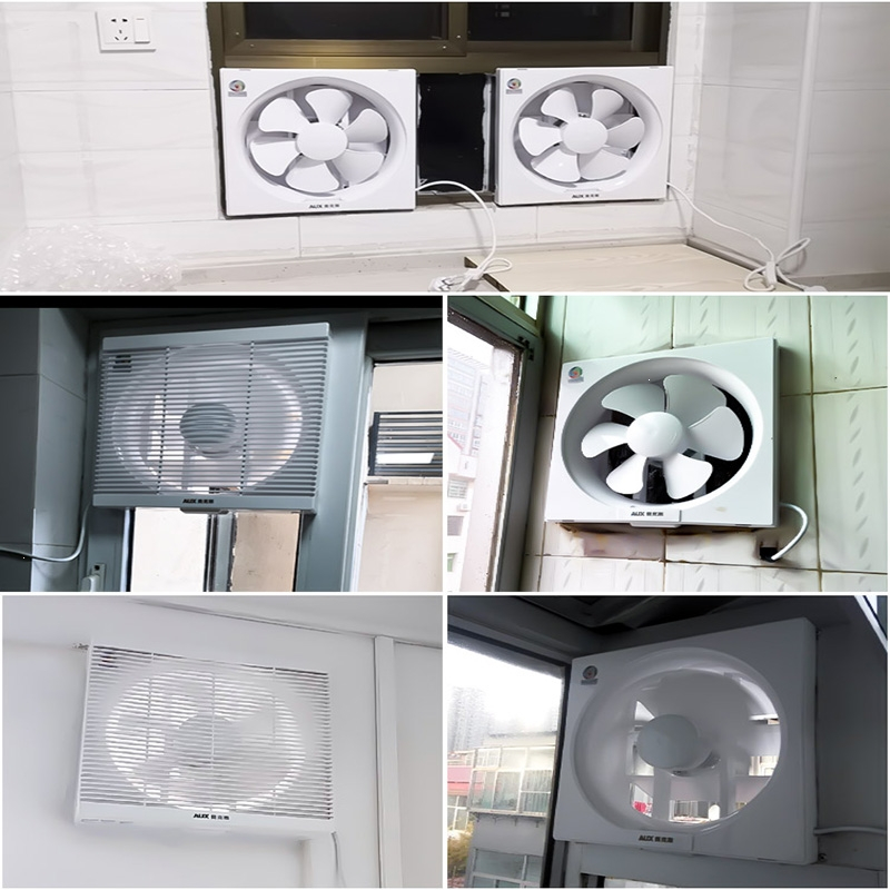奥克斯(aux)排气厨房家用油烟抽风机卫生间换气扇