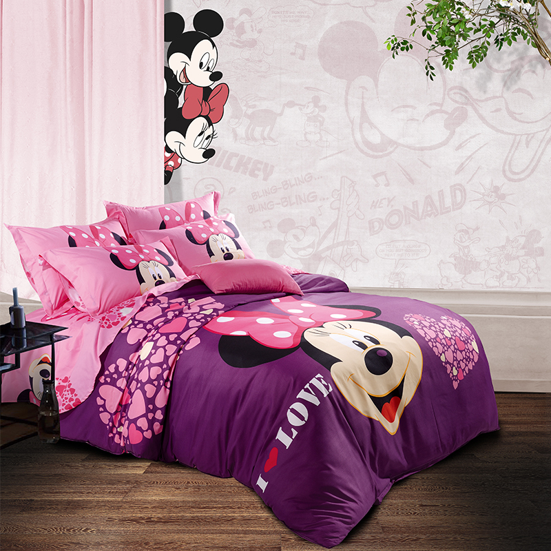 迪士尼(Disney) 米妮相印 床品四件套 DSN16-X009