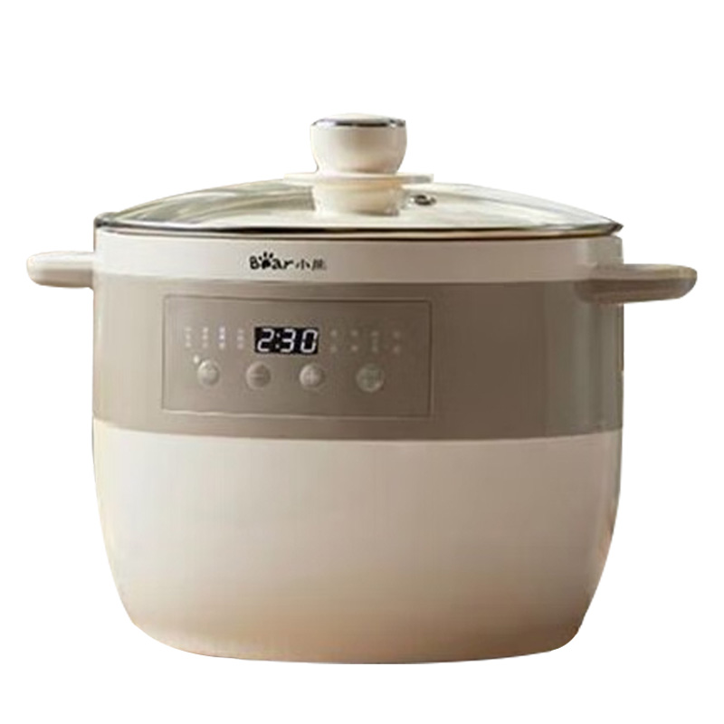 小熊电炖锅2.5L全自动隔水炖盅陶瓷一盅五胆电炖盅DDZ-B25Q3