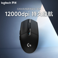 罗技(Logitech)G304电竞游戏无线鼠标USB接收台式机笔记本电脑通用正品原装便携绝地求生神器吃鸡宏APEX黑色