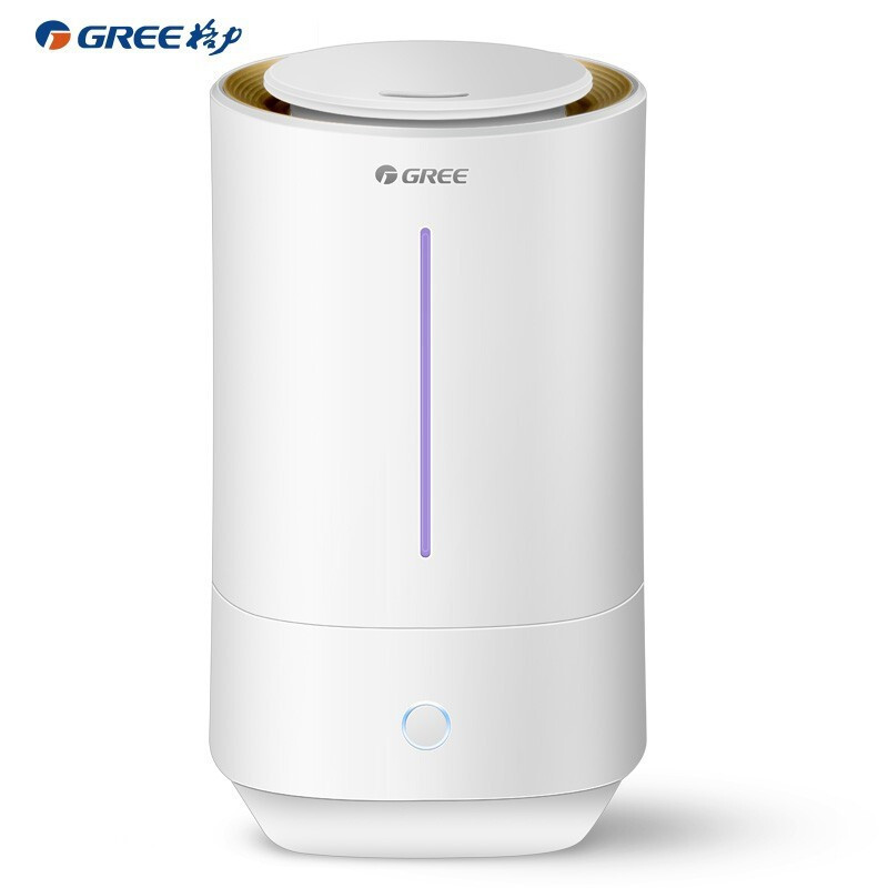 格力(GREE)加湿器SC-40X66家用低音迷你增湿器上加水卧室孕妇婴儿空气香薰办公室4L大容量加湿机