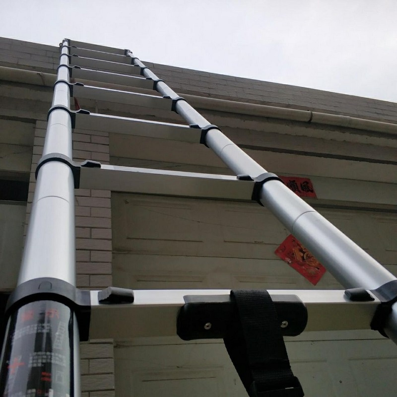 伸缩梯子铝合金梯家用梯升降梯便携梯人字梯子工程梯折叠阁楼梯子26米