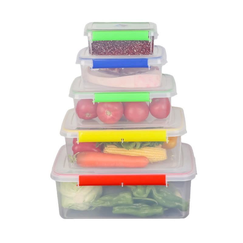 优橙 厨房冰箱商用食品级透明塑料保鲜盒冷冻密封收纳盒大图片