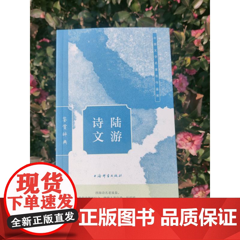 陆游诗文鉴赏辞典 上海辞书出版社文学鉴赏辞典编纂中心上海辞书出版社高清大图