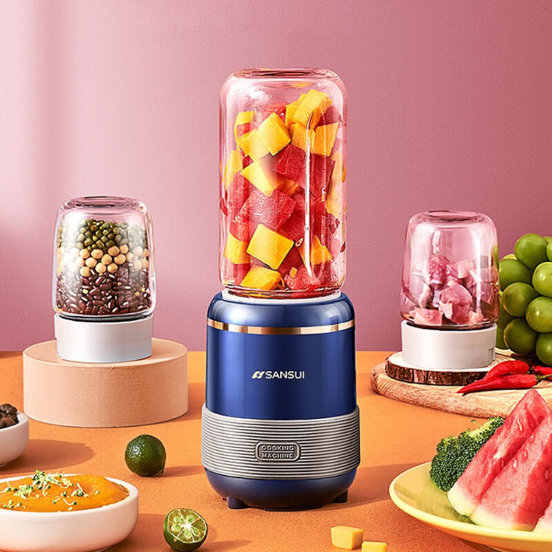 山水(SANSUI) 多功能料理机 SL-M23 蓝色高清大图