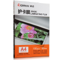 齐心 M4080 A4 80mic高清护卡膜 透明（100张/包）（计价单位：包）