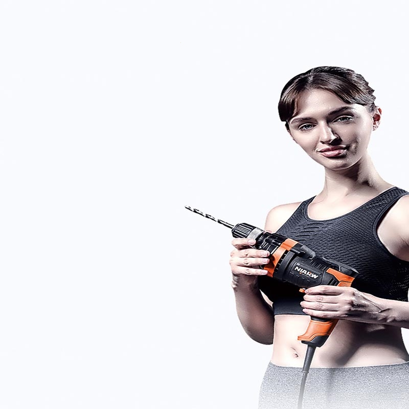 手电钻220v家用冲击钻有线插电手枪钻多功能电转电动工具小型电钻