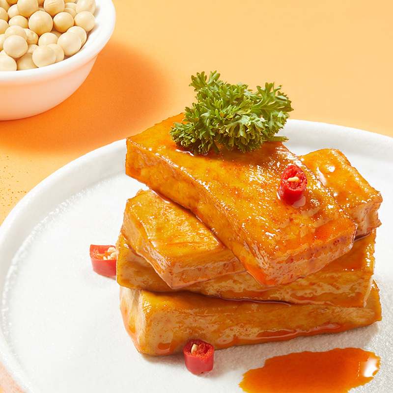 [二盒减6元]劲仔厚豆干(盐焗味)400g盒装湖南特产麻辣小吃豆腐干手撕豆皮休闲零食批发