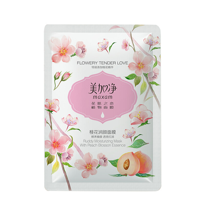 美加净桃花润颜面膜25ml*5