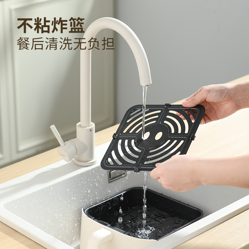 荣事达(Royalstar)空气炸锅不用翻面家用全自动4.5L实用容量蒸汽嫩炸免翻面烤箱一体机炸蒸烤炸锅RS-AF356