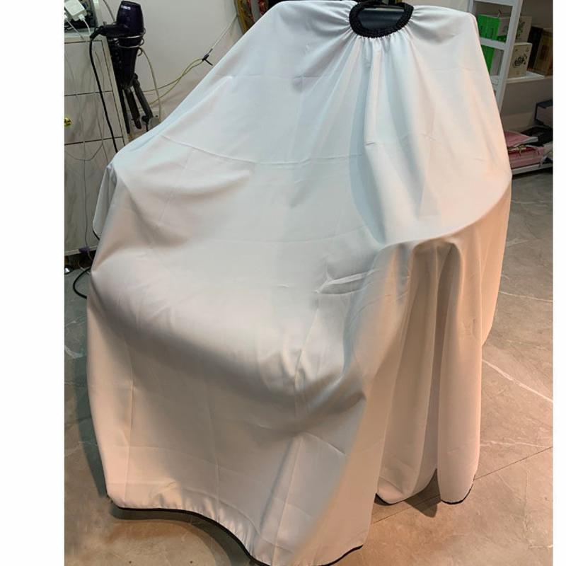 美发工服理发店助理中工服发廊技师染发围裙防水美发焗油小工作服 纯