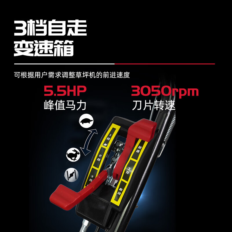 凯姿(KAZZ)SP216 轴传动自走本田动力割草机21寸汽油剪草机推草机修剪机草坪机 单位:台高清大图