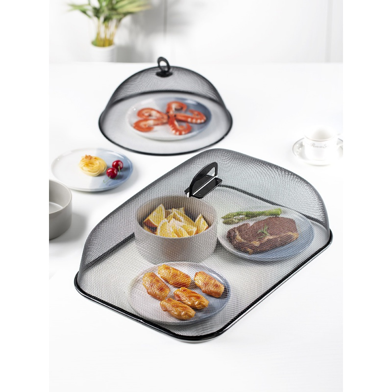 美帮汇盖菜罩子饭菜餐桌罩家用简约欧式厨房防苍蝇防尘罩剩菜食物罩网罩高清大图