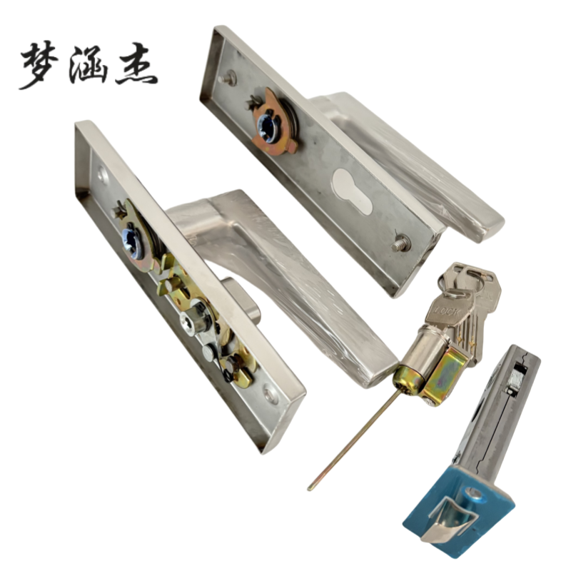 梦涵杰净化车间门锁 75加厚 140孔距 套高清大图