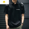 FISH BASKETpolo衫男季短袖t恤上衣休闲美式半袖2024新款简约翻领