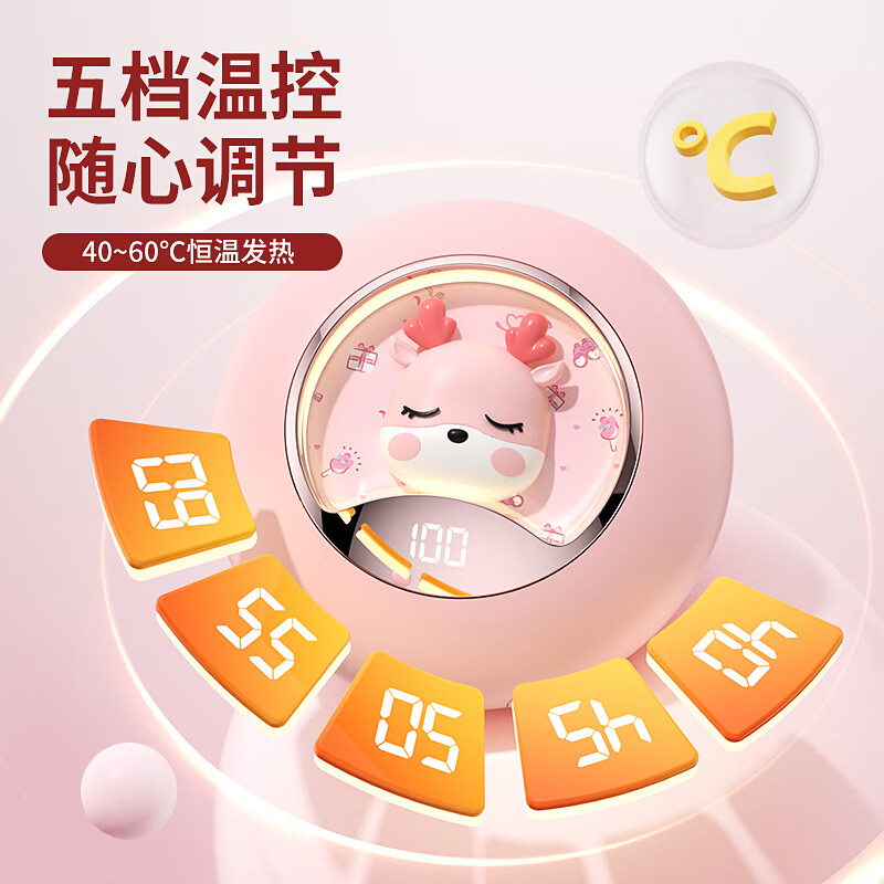 戈尔斯诺 GS-N8 萌星宠暖手宝 4000mAh(计价单位:个)[颜色请备注]高清大图
