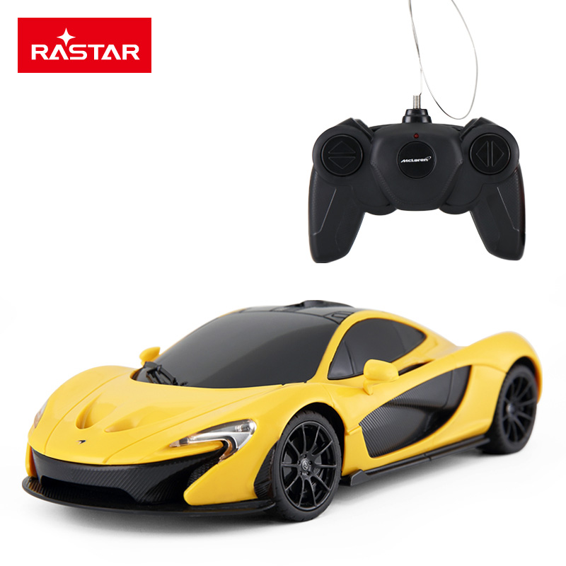 星辉(Rastar)迈凯伦P1遥控汽车1:24男孩儿童玩具漂移赛车模型75200黄色高清大图