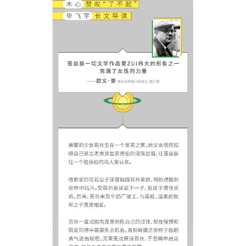 正版 德伯家的苔丝:一个纯洁的女人 (英)托马斯·哈代(Thomas Hard