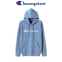 正品champion冠军新款男女长袖字母印花套头连帽衫情侣款休闲卫衣