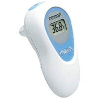 【直营】日本OMRON/欧姆龙进口儿童耳式电子耳温枪MC-510测量体温温度计ABS正常规格(香港发货)
