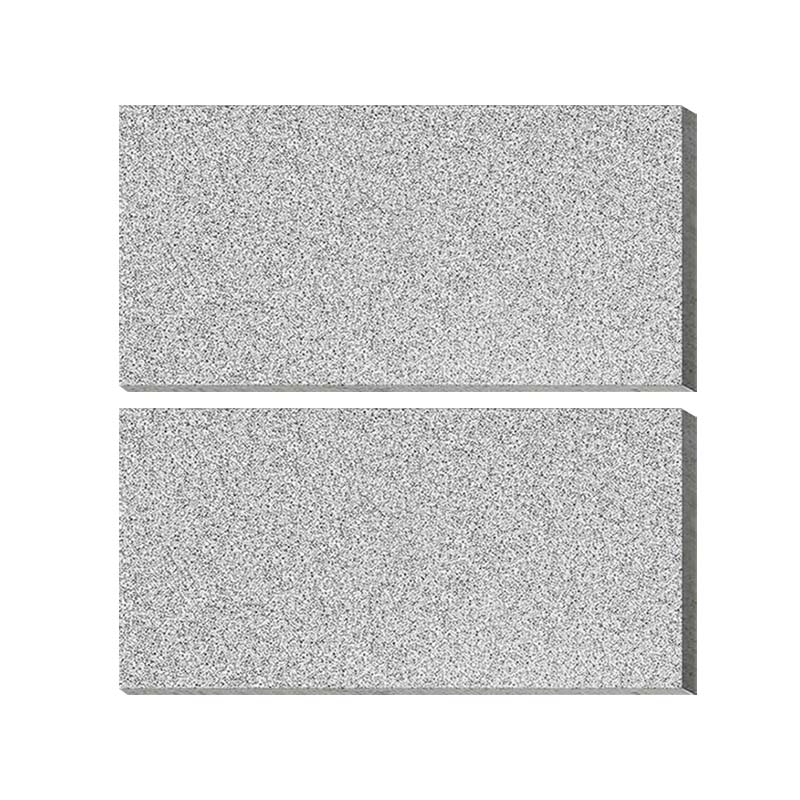 先围 户外地铺石 芝麻浅灰200*600mm 片高清大图