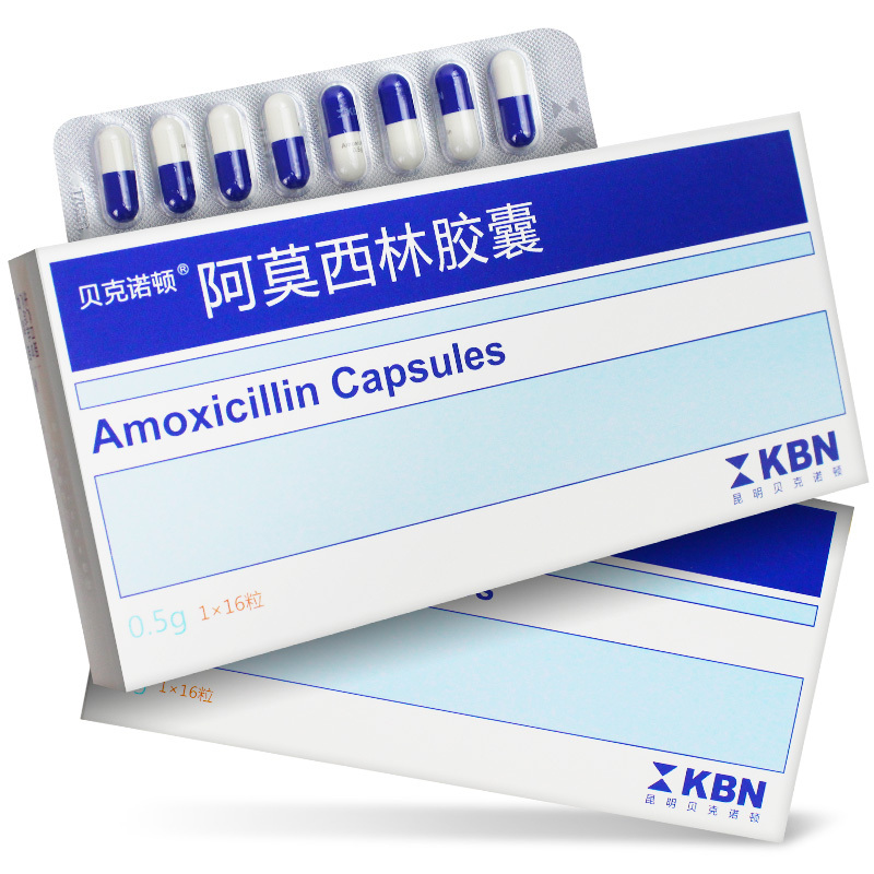 rxkbn阿莫西林胶囊05g16粒盒中耳炎鼻窦炎咽炎扁桃体炎支气管炎泌尿