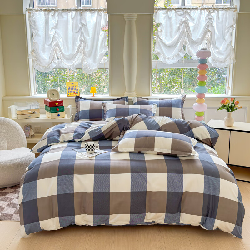 娇好韵 磨毛芦荟棉三件套-威尼斯 150*200cm