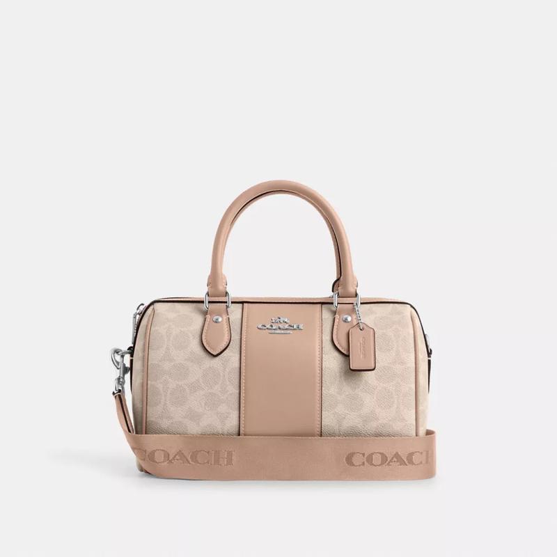 COACH 代购/蔻驰女款经典帆布包长款实用多功能收纳包斜挎包单肩包