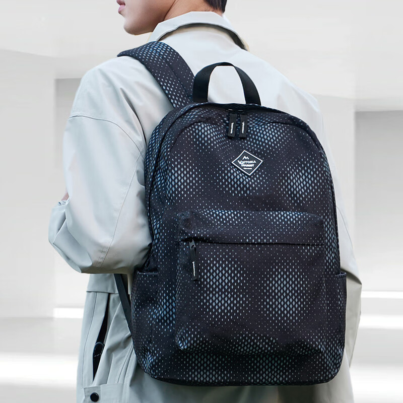 维多利亚旅行者大容量休闲背包笔记本电脑包背包6066黑曜菱影 黑色