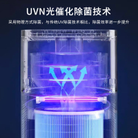 诺森柏格(Nocenbeger)空气净化加湿净化一体机除甲醛UV除菌除二手烟异味负离子深度净化净化器D7Pro