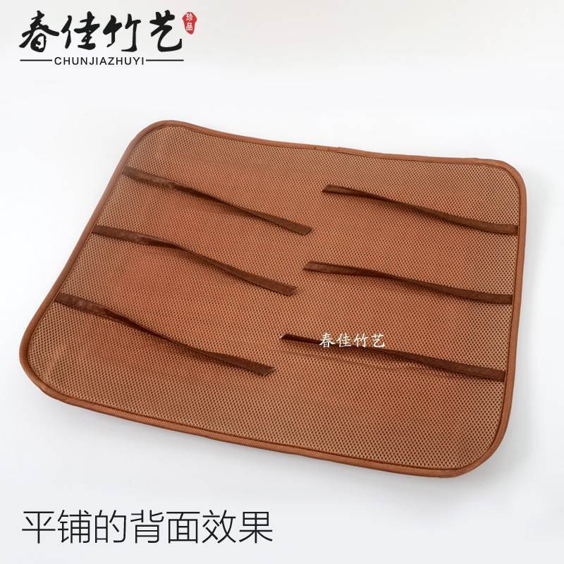 夏竹凉席记忆枕套50x30麻将凉席枕垫儿童乳胶枕头套6040枕巾