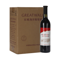 长城(GreatWall)烟台产区红版干红中粮出品葡萄酒750ml*6瓶整箱装