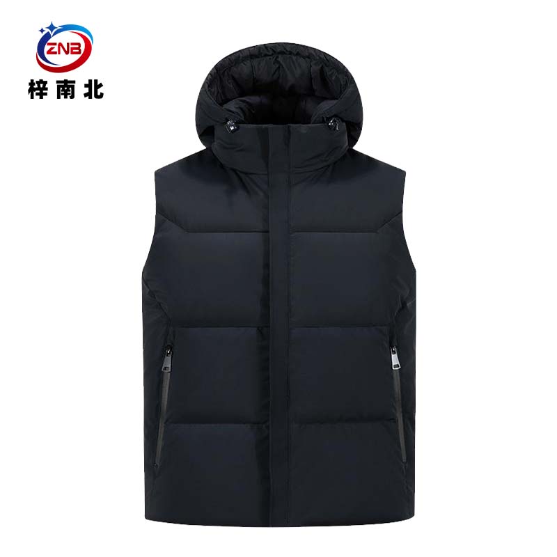 梓南北 90白鸭绒羽绒马甲 加厚羽绒马甲 ZN/YR03 件高清大图