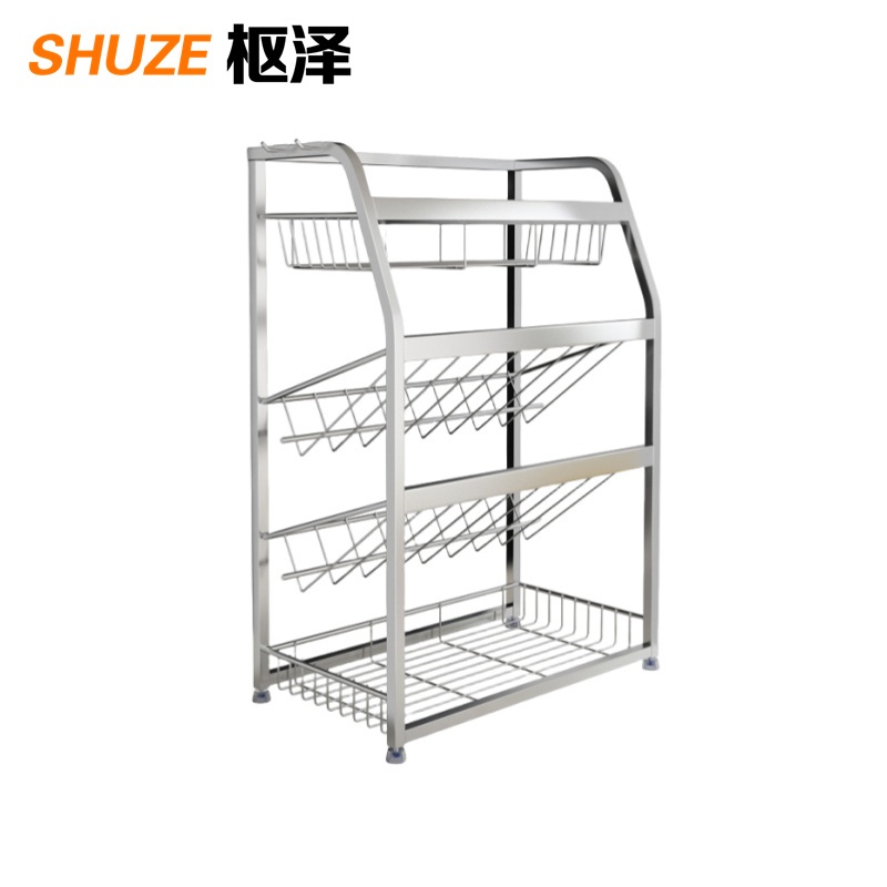枢泽 厨房置物架 四层 个高清大图